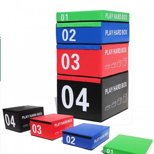 Сет платформи за скачане Soft Plyo Boxes ,150cm Сет платформи за скачане Soft Plyo Boxes ,150cm